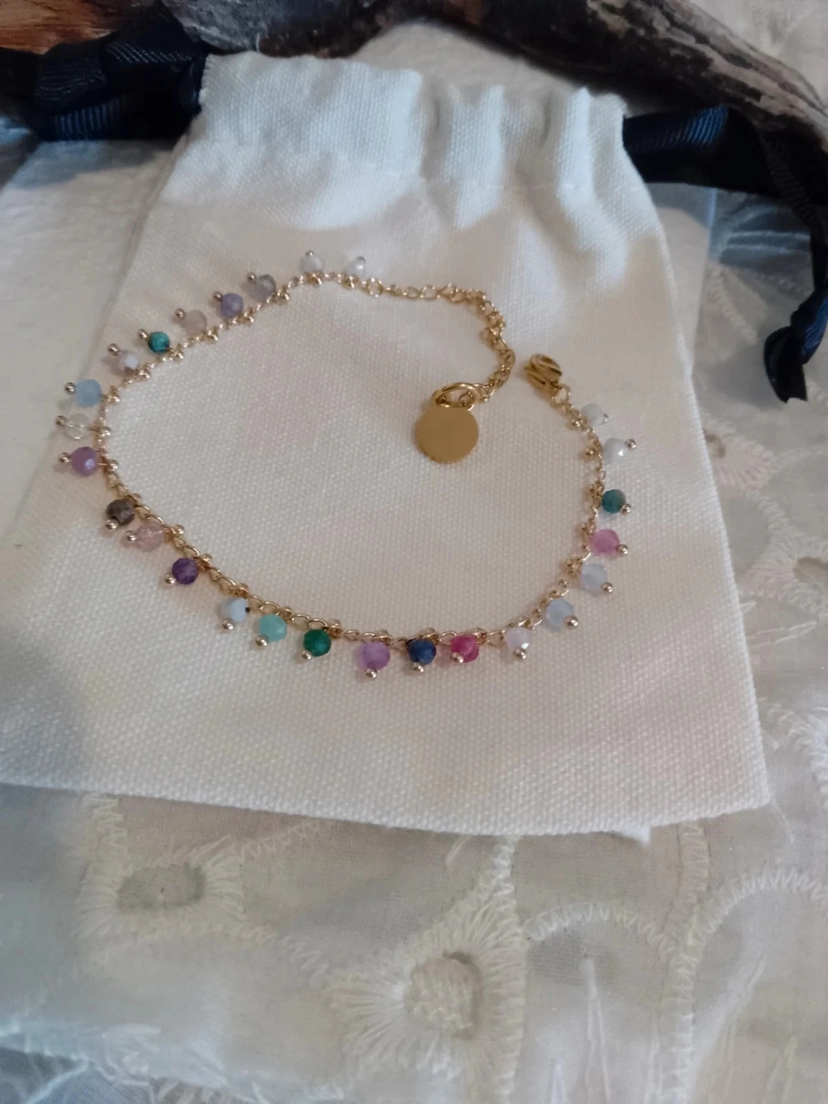 Bracelet pierres naturelles de tourmaline